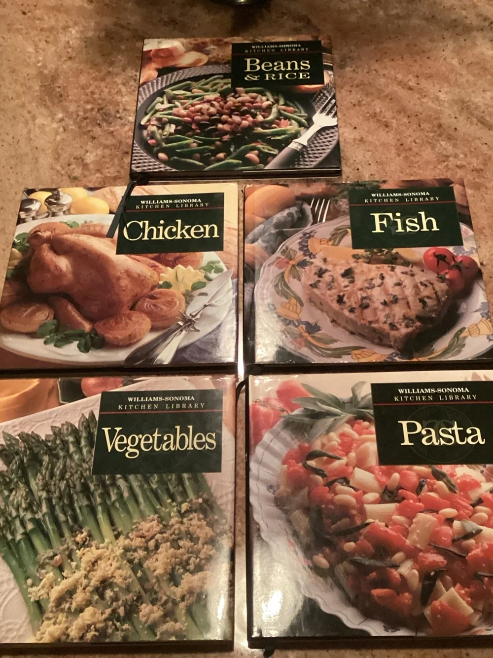 Vintage Williams Sonoma Kitchen Library Cookbooks Set